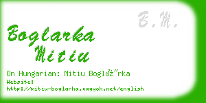 boglarka mitiu business card